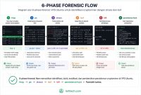 Diagram 6-phase forensic flow